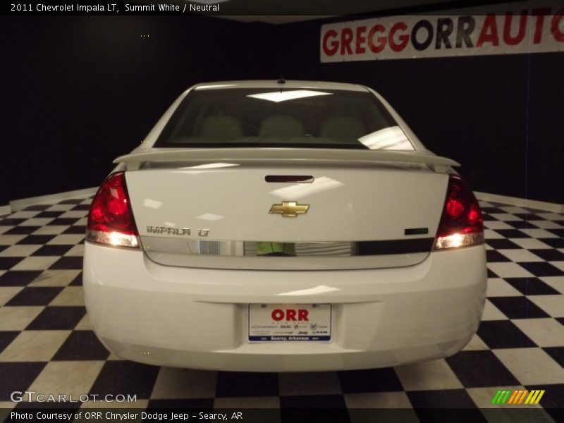 Summit White / Neutral 2011 Chevrolet Impala LT