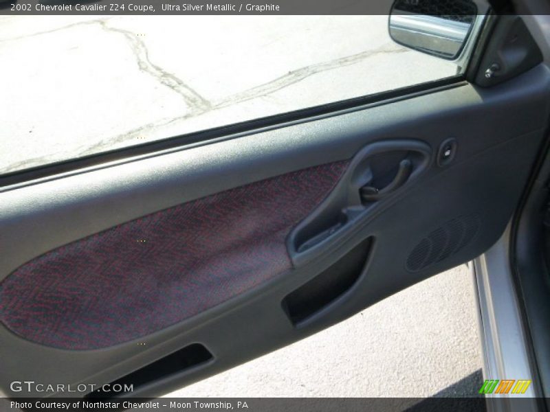 Ultra Silver Metallic / Graphite 2002 Chevrolet Cavalier Z24 Coupe