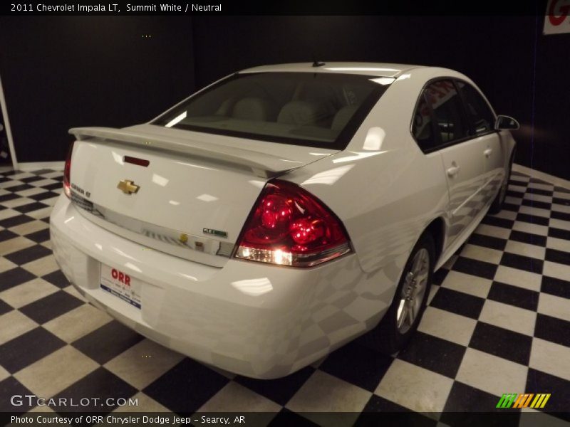 Summit White / Neutral 2011 Chevrolet Impala LT