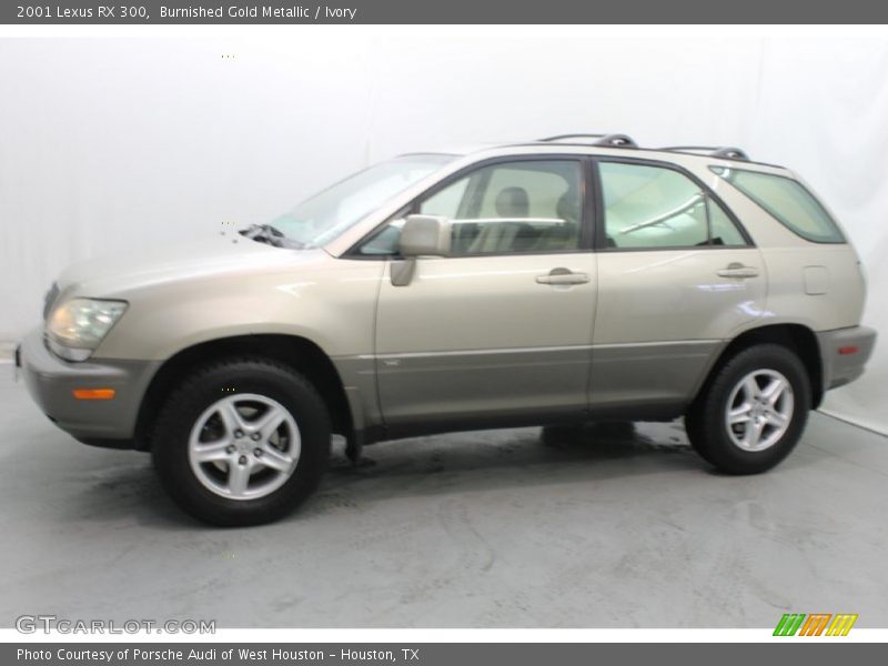 Burnished Gold Metallic / Ivory 2001 Lexus RX 300