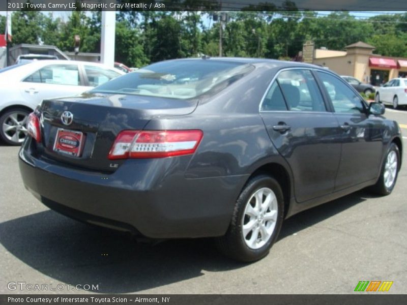 Magnetic Gray Metallic / Ash 2011 Toyota Camry LE