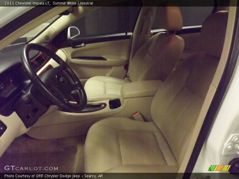 Summit White / Neutral 2011 Chevrolet Impala LT