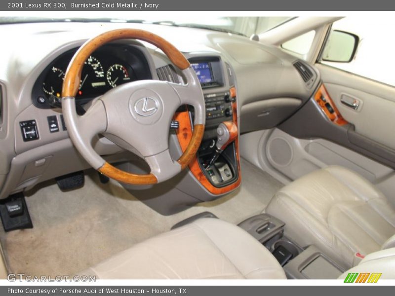 Burnished Gold Metallic / Ivory 2001 Lexus RX 300