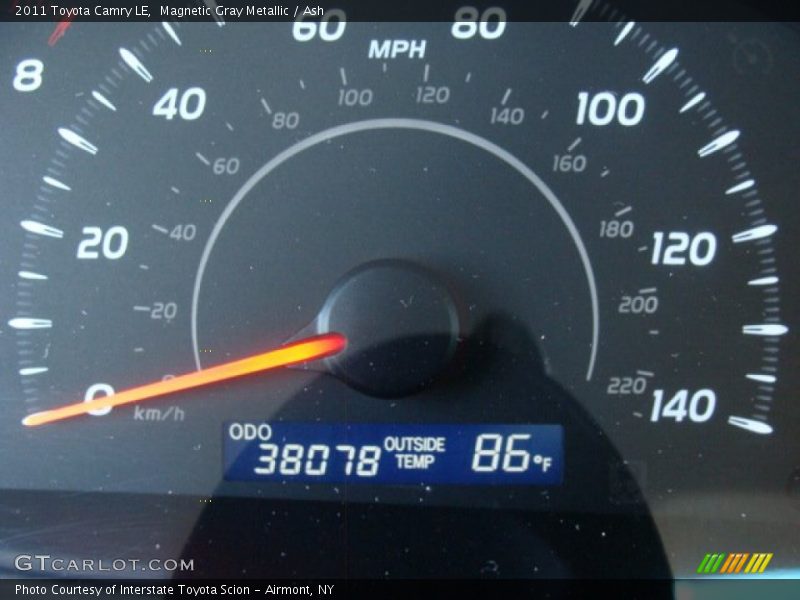 Magnetic Gray Metallic / Ash 2011 Toyota Camry LE