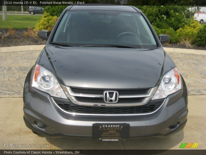 Polished Metal Metallic / Black 2010 Honda CR-V EX