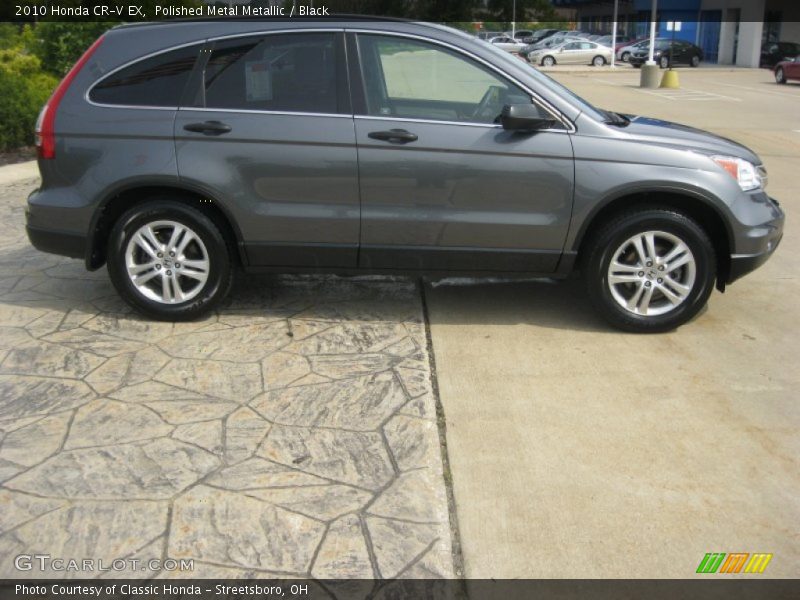 Polished Metal Metallic / Black 2010 Honda CR-V EX