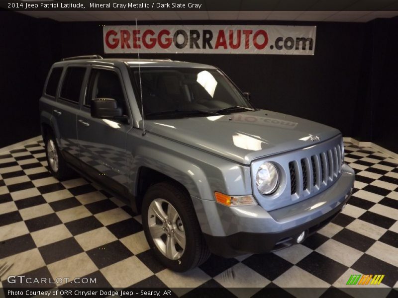 Mineral Gray Metallic / Dark Slate Gray 2014 Jeep Patriot Latitude