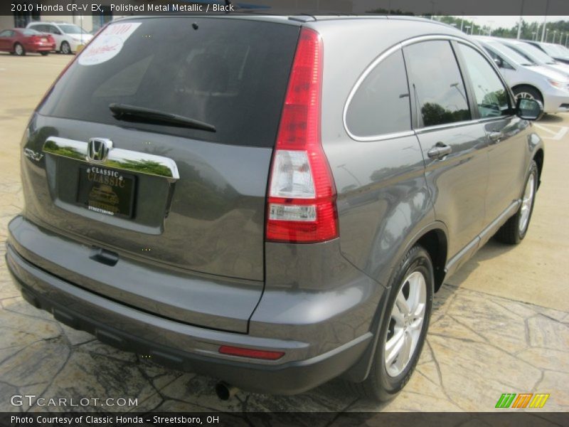 Polished Metal Metallic / Black 2010 Honda CR-V EX