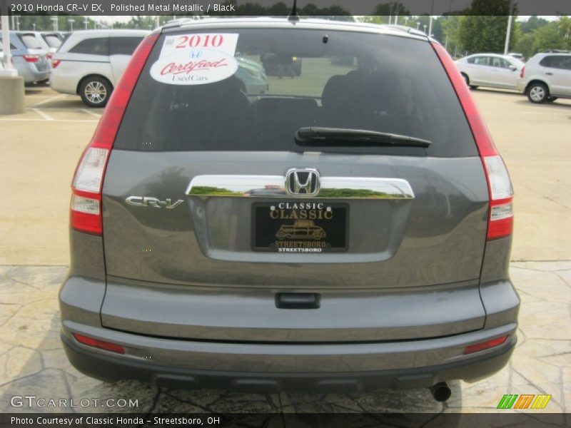 Polished Metal Metallic / Black 2010 Honda CR-V EX