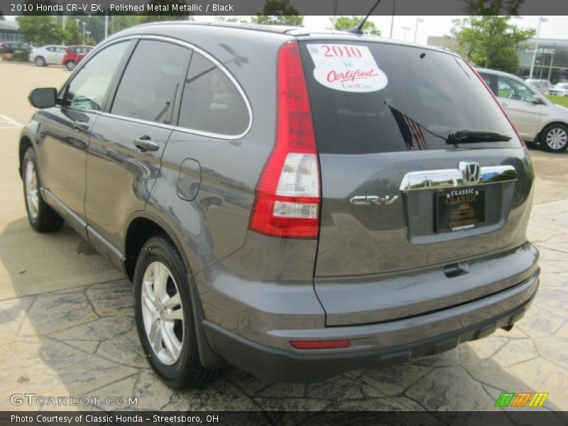 Polished Metal Metallic / Black 2010 Honda CR-V EX