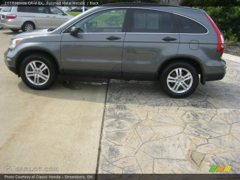 Polished Metal Metallic / Black 2010 Honda CR-V EX