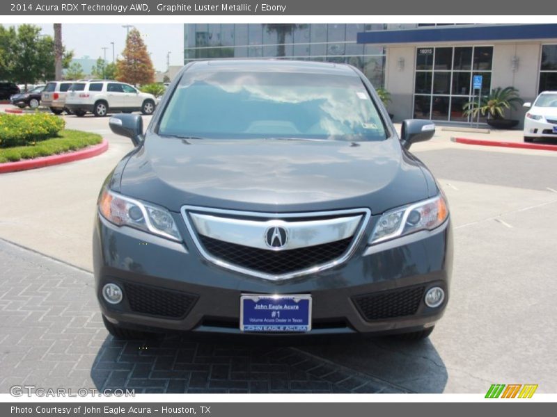 Graphite Luster Metallic / Ebony 2014 Acura RDX Technology AWD