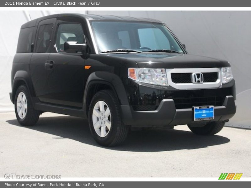 Crystal Black Pearl / Gray 2011 Honda Element EX