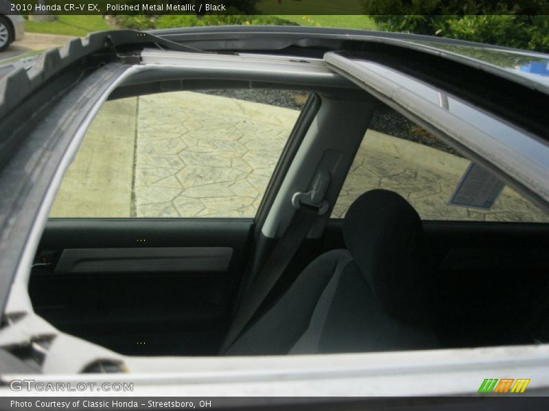 Polished Metal Metallic / Black 2010 Honda CR-V EX