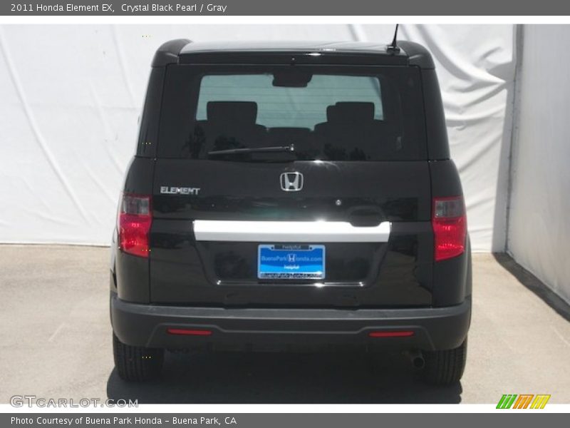 Crystal Black Pearl / Gray 2011 Honda Element EX