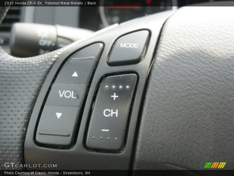Polished Metal Metallic / Black 2010 Honda CR-V EX