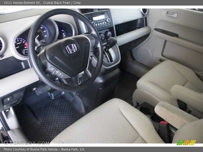 Crystal Black Pearl / Gray 2011 Honda Element EX
