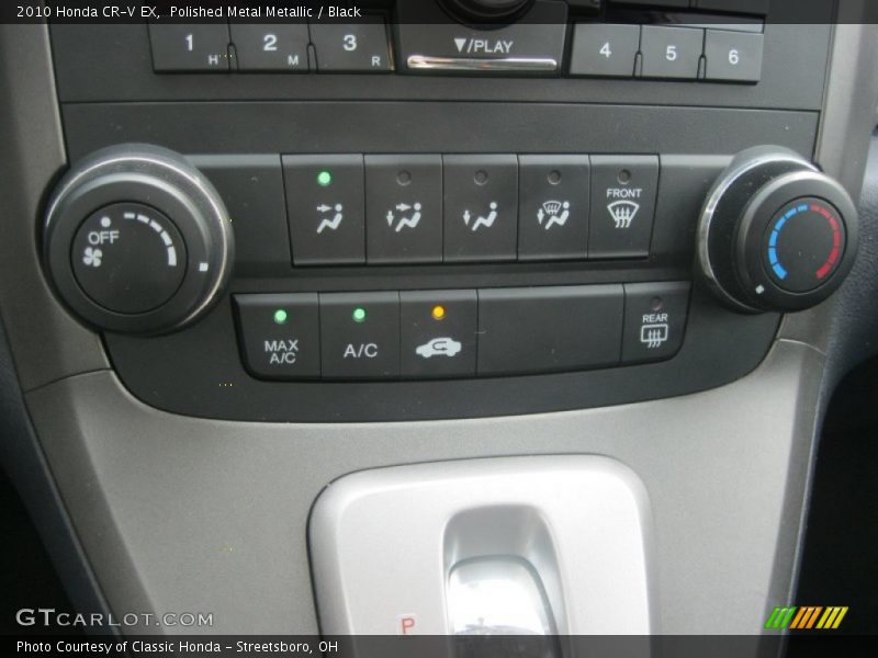 Polished Metal Metallic / Black 2010 Honda CR-V EX