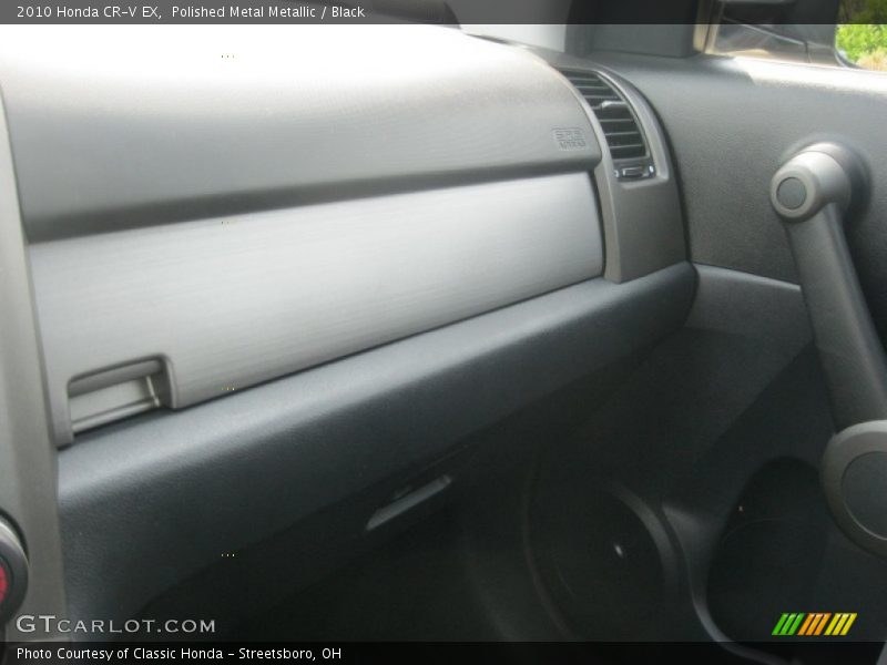Polished Metal Metallic / Black 2010 Honda CR-V EX
