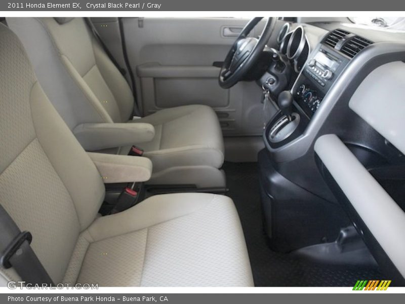 Crystal Black Pearl / Gray 2011 Honda Element EX