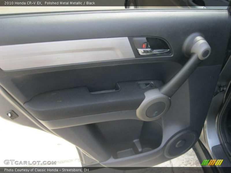 Polished Metal Metallic / Black 2010 Honda CR-V EX