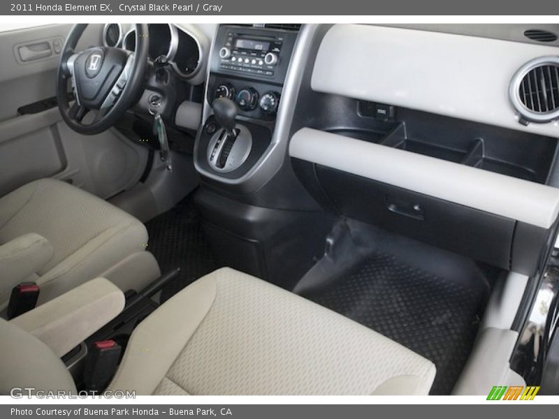 Crystal Black Pearl / Gray 2011 Honda Element EX