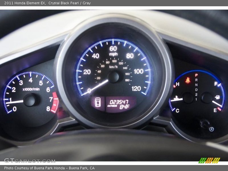 Crystal Black Pearl / Gray 2011 Honda Element EX
