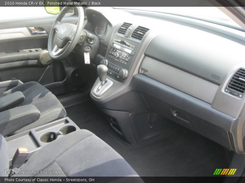 Polished Metal Metallic / Black 2010 Honda CR-V EX