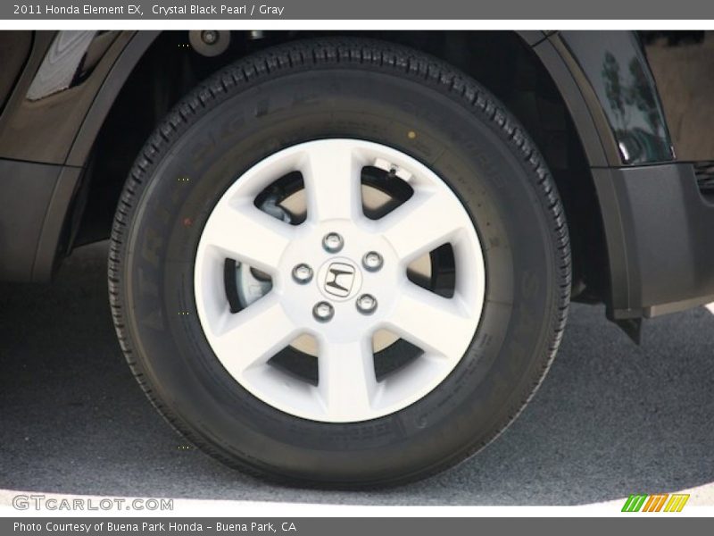 Crystal Black Pearl / Gray 2011 Honda Element EX