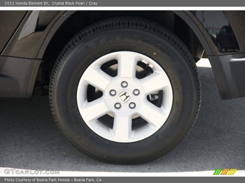 Crystal Black Pearl / Gray 2011 Honda Element EX