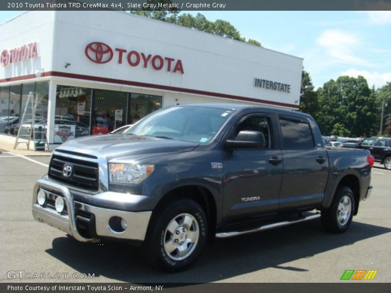 Slate Gray Metallic / Graphite Gray 2010 Toyota Tundra TRD CrewMax 4x4
