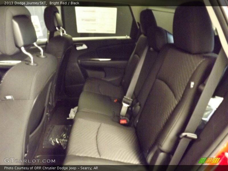 Bright Red / Black 2013 Dodge Journey SXT