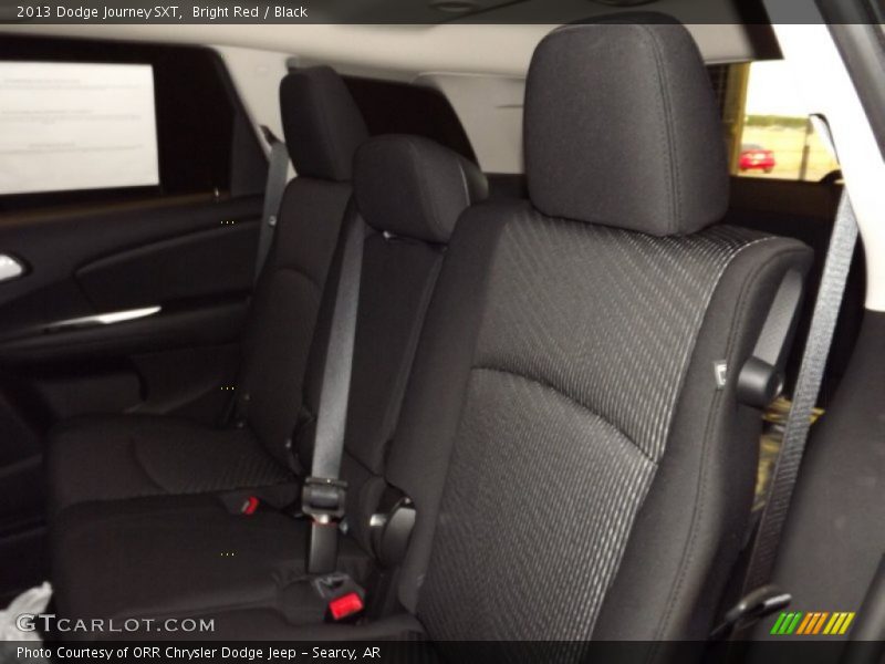 Bright Red / Black 2013 Dodge Journey SXT