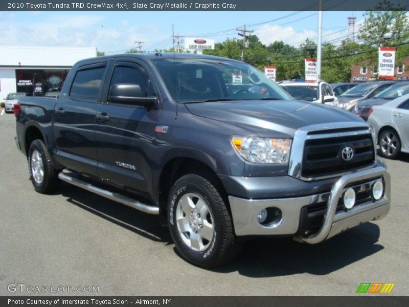 Slate Gray Metallic / Graphite Gray 2010 Toyota Tundra TRD CrewMax 4x4