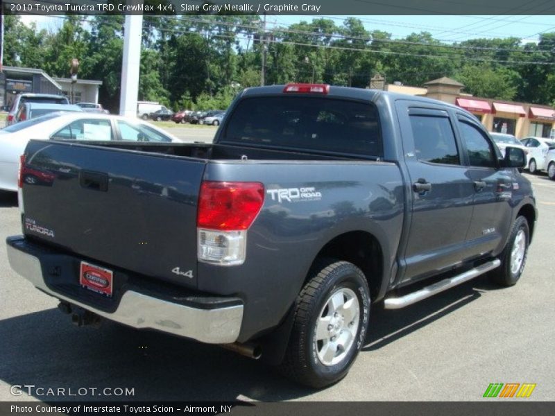 Slate Gray Metallic / Graphite Gray 2010 Toyota Tundra TRD CrewMax 4x4
