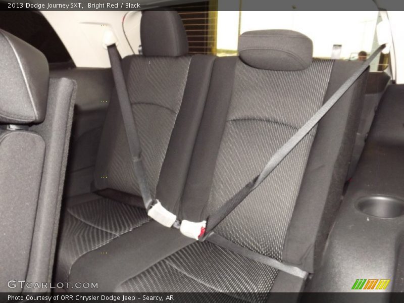 Bright Red / Black 2013 Dodge Journey SXT