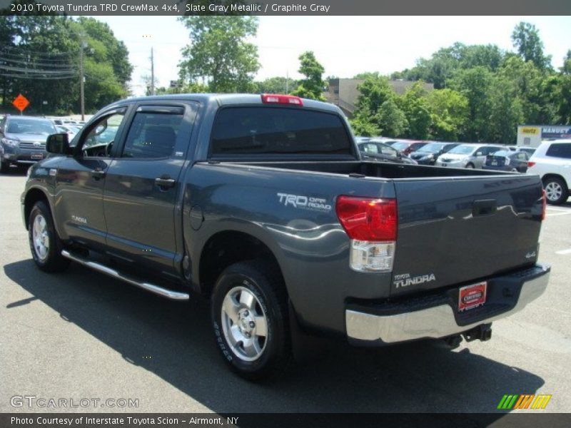 Slate Gray Metallic / Graphite Gray 2010 Toyota Tundra TRD CrewMax 4x4