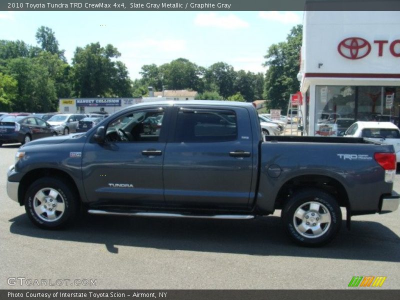 Slate Gray Metallic / Graphite Gray 2010 Toyota Tundra TRD CrewMax 4x4