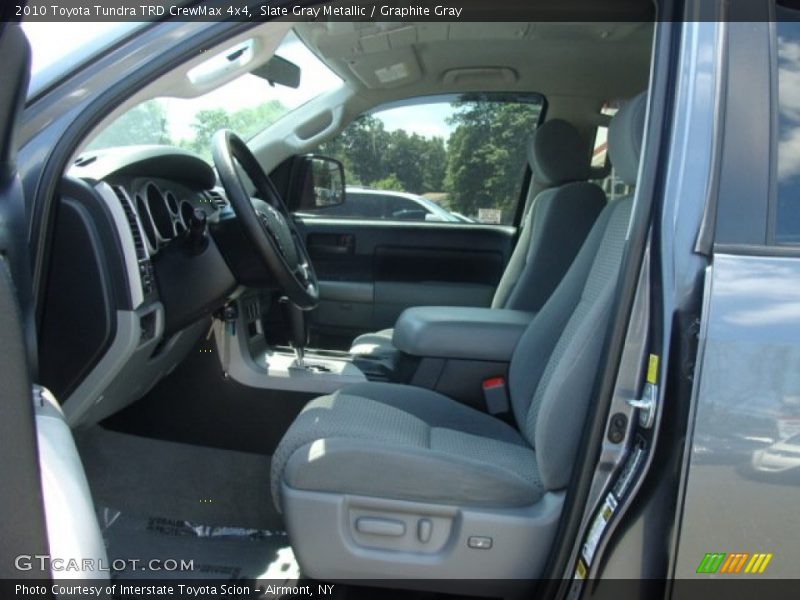 Slate Gray Metallic / Graphite Gray 2010 Toyota Tundra TRD CrewMax 4x4