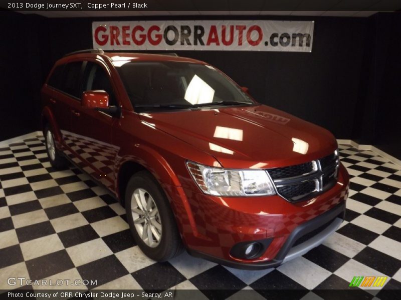 Copper Pearl / Black 2013 Dodge Journey SXT