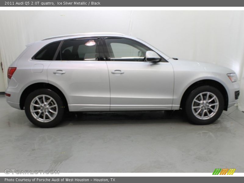 Ice Silver Metallic / Black 2011 Audi Q5 2.0T quattro