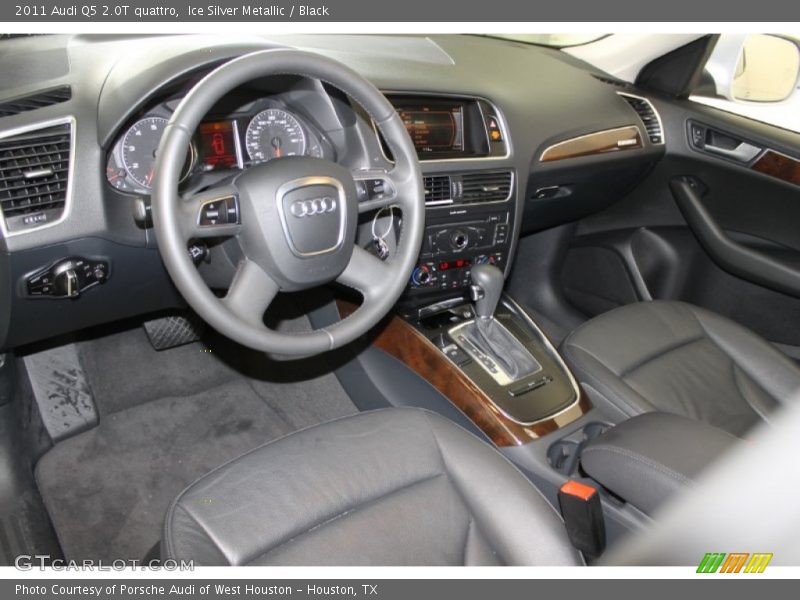Ice Silver Metallic / Black 2011 Audi Q5 2.0T quattro