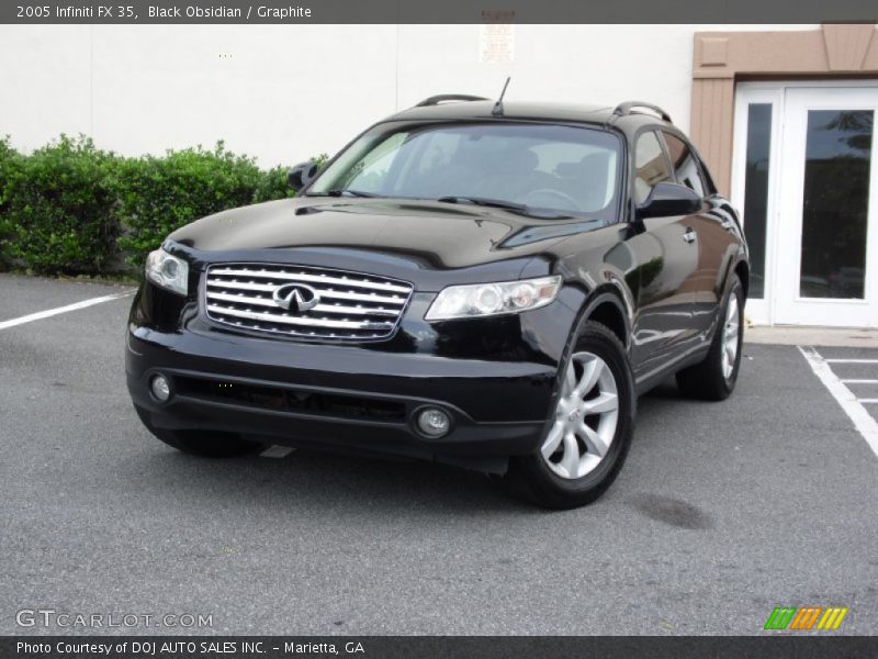 Black Obsidian / Graphite 2005 Infiniti FX 35