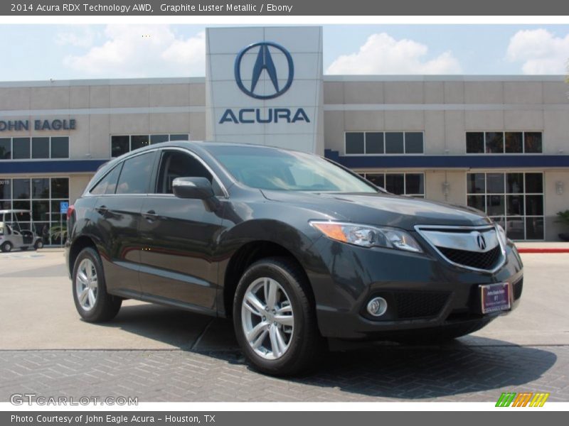 Graphite Luster Metallic / Ebony 2014 Acura RDX Technology AWD