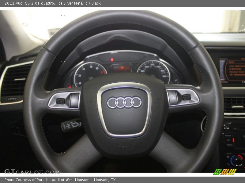 Ice Silver Metallic / Black 2011 Audi Q5 2.0T quattro