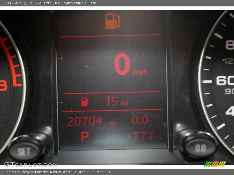 Ice Silver Metallic / Black 2011 Audi Q5 2.0T quattro