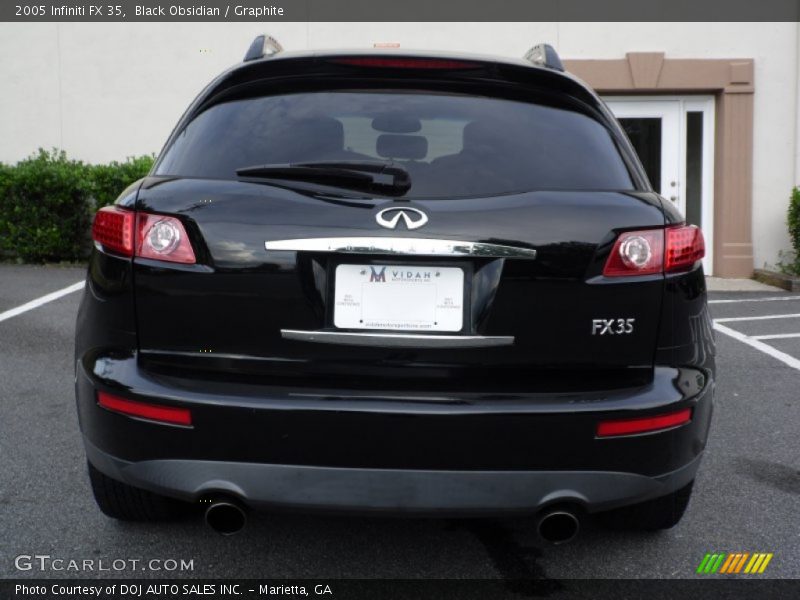 Black Obsidian / Graphite 2005 Infiniti FX 35