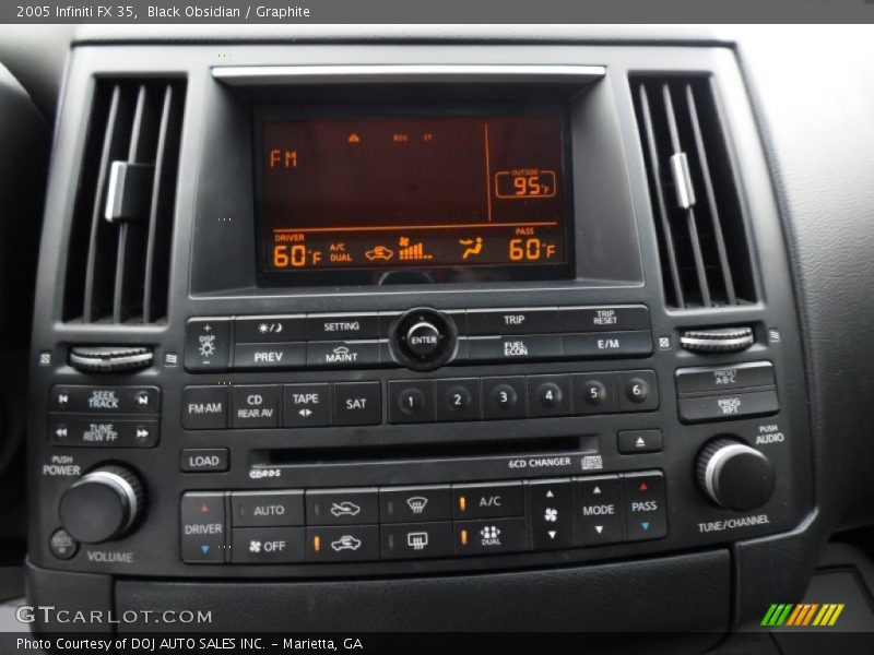 Black Obsidian / Graphite 2005 Infiniti FX 35