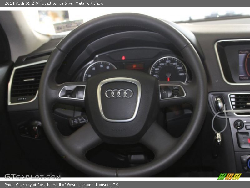 Ice Silver Metallic / Black 2011 Audi Q5 2.0T quattro