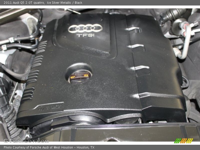 Ice Silver Metallic / Black 2011 Audi Q5 2.0T quattro